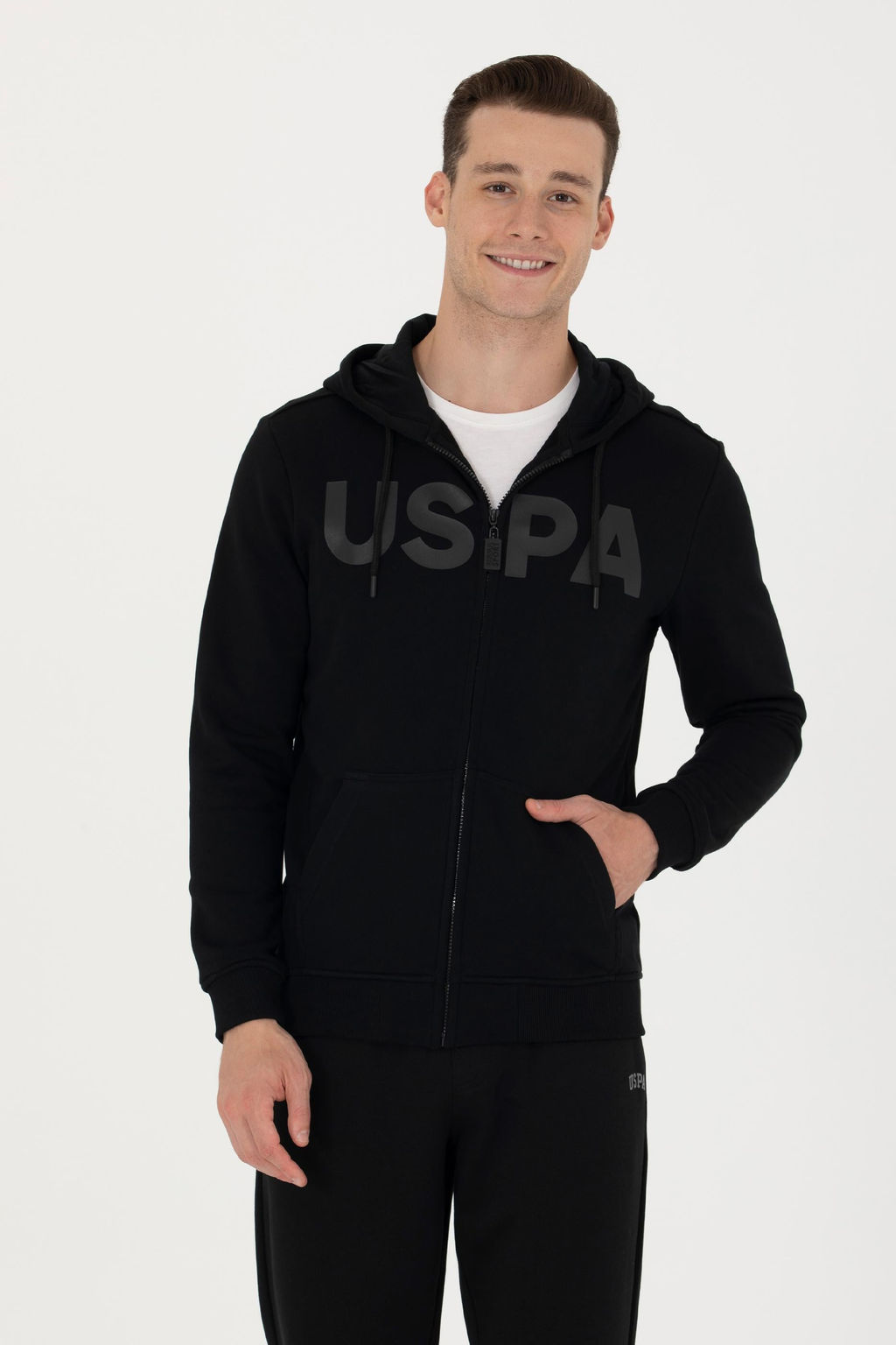 U. S. Polo Assn / Мужской черный свитшот - U.s. polo assn фото 15