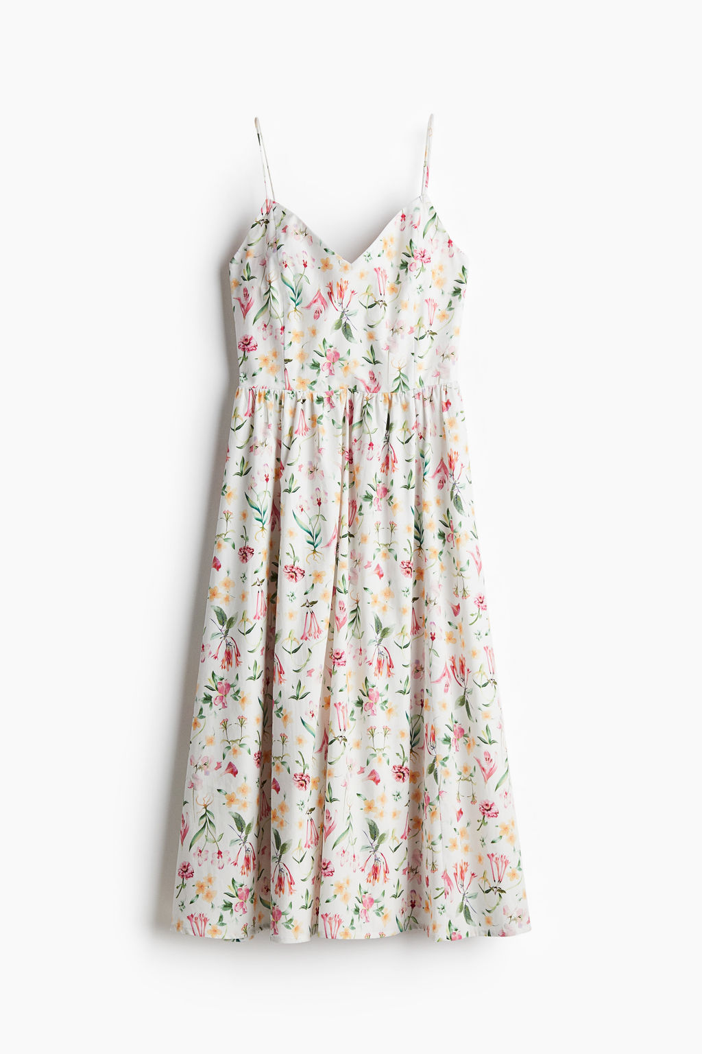Vestido con tirantes espagueti
