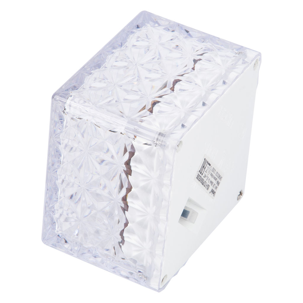 USL-F-172/PT050 ICECUBE Садовый светильник на солнечной батарее. 4 светодиода. Теплый белый свет. 1*АА Ni-Mh аккумулятор в/к. IP44. TM Uniel - Volpe фото 7