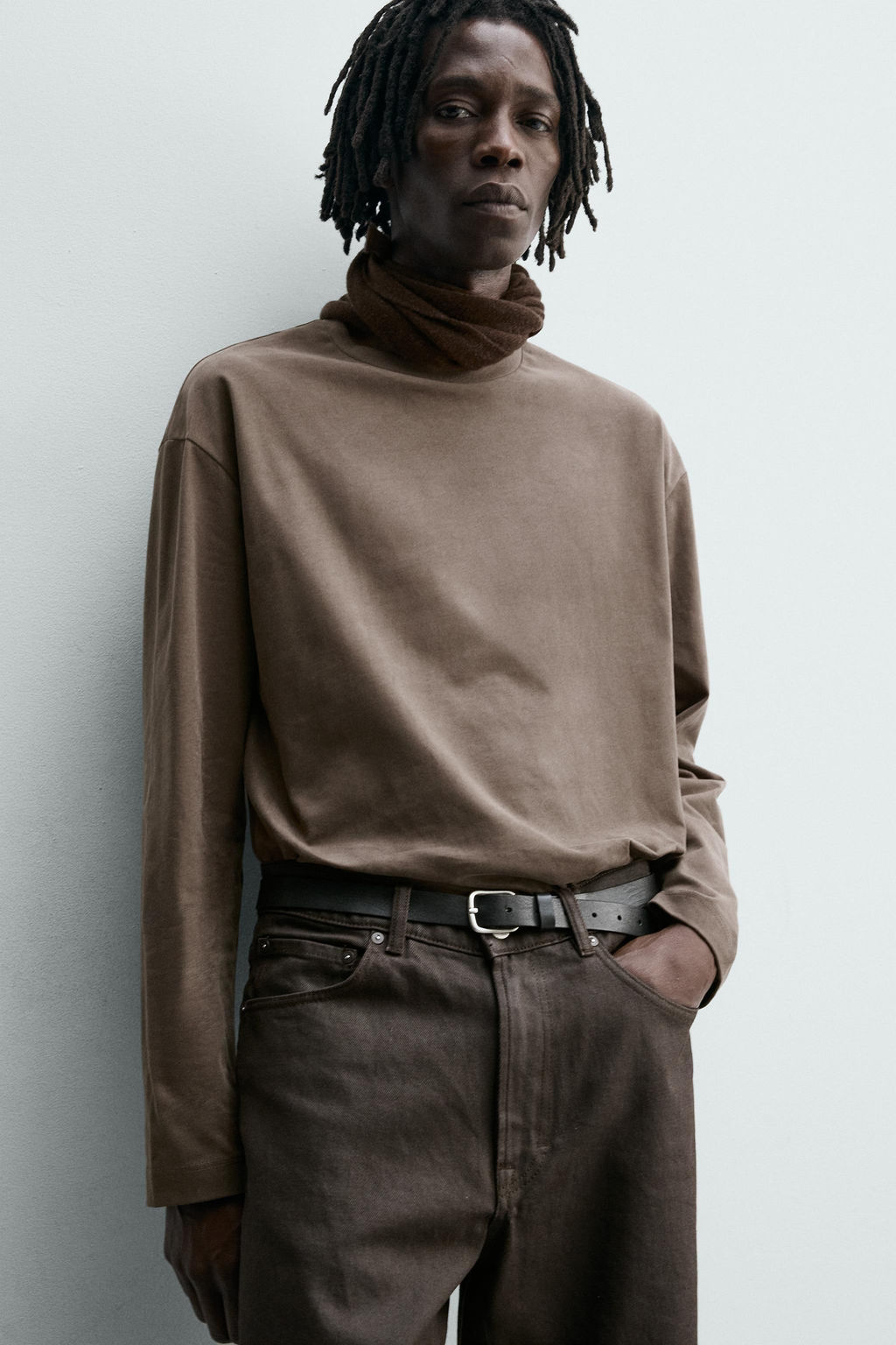 WASHED LONG SLEEVE T-SHIRT - Zara фото 4