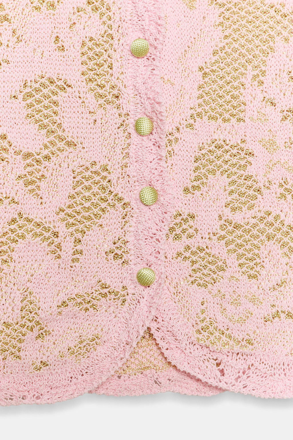 CHAQUETA PUNTO JACQUARD MANGA CORTA / ?nico - Zara фото 7