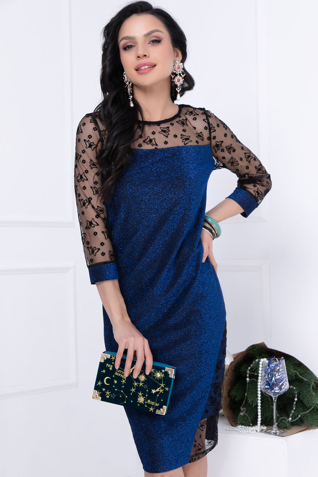 Платье Bellovera 53П5766 синий