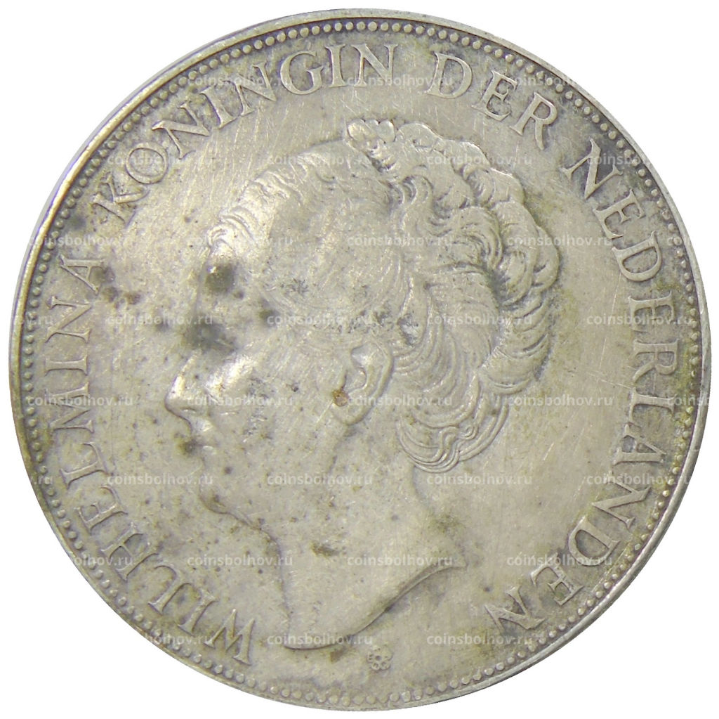 2 1/2 гульдена 1937 года Нидерланды