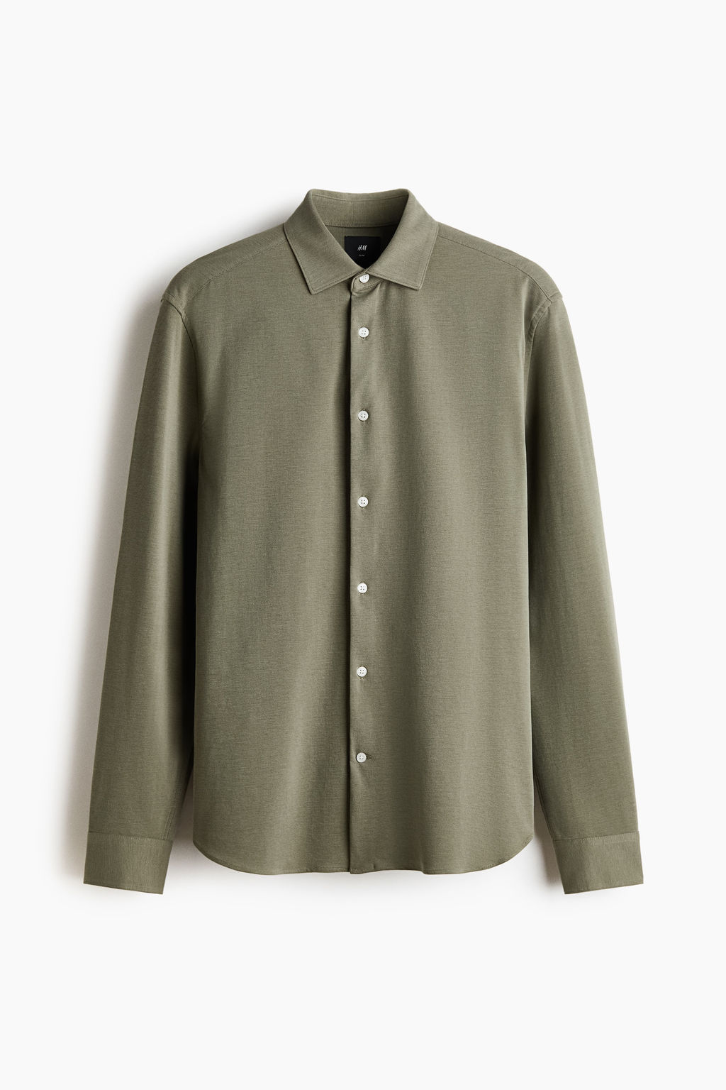 Camisa en tejido el?stico multidirecci?n Slim Fit - H&m фото 2
