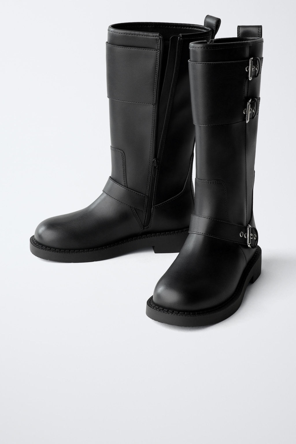 BIKER KNEE-HIGH BOOTS - Zara фото 6