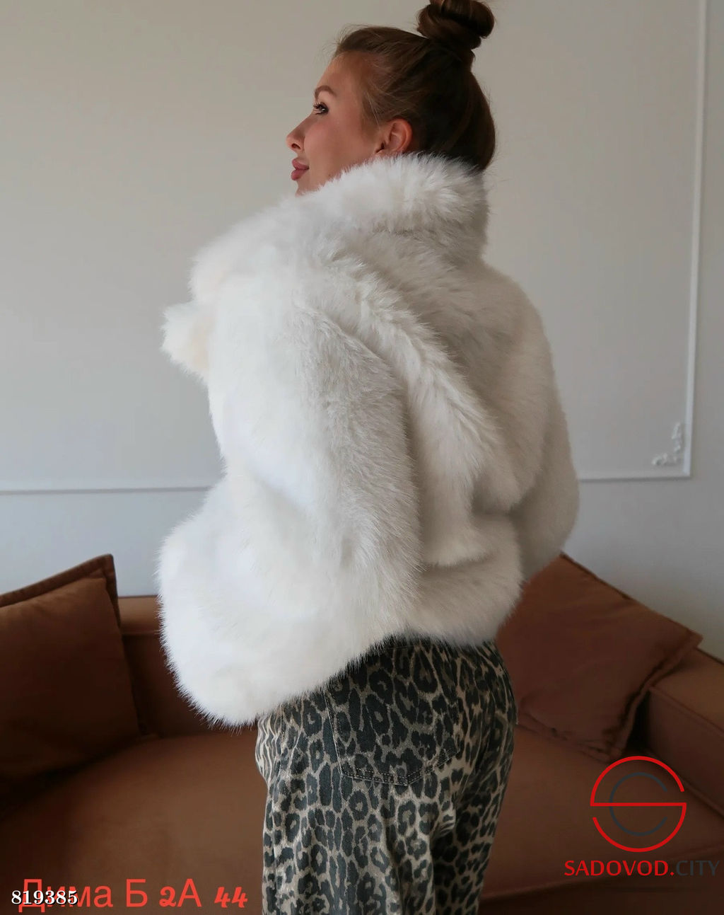 Шуба женская из искусственного меха