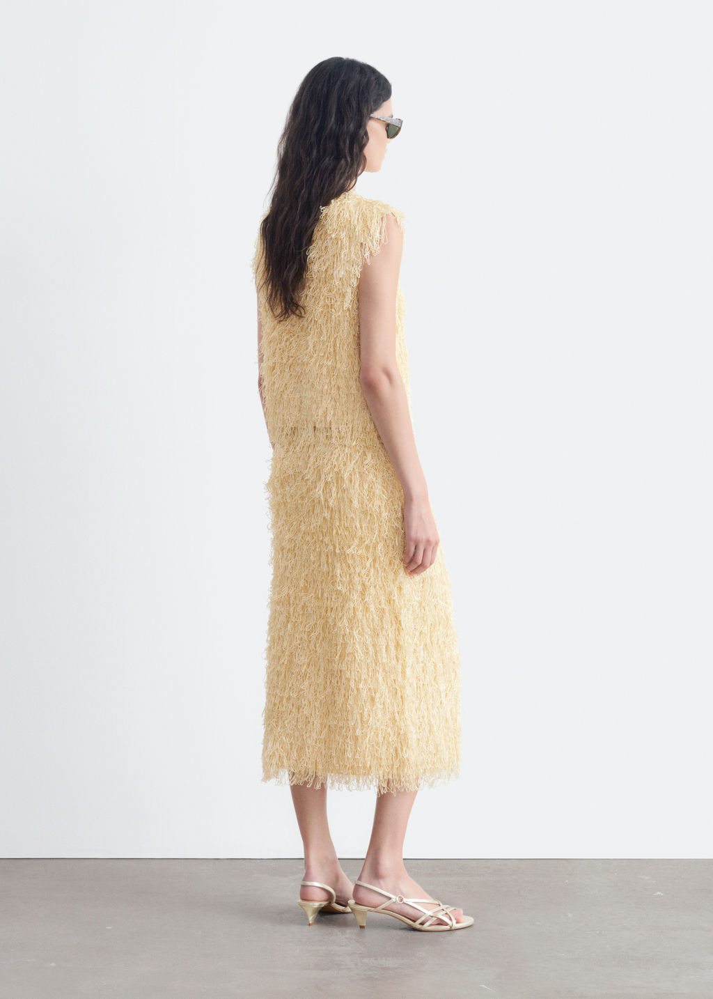 Falda l?piz con flecos - H&m фото 5