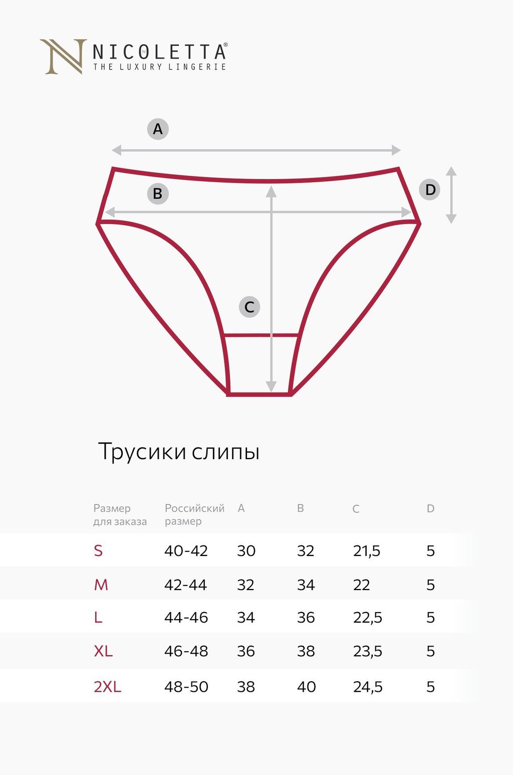 Женские трусы-слипы 7шт. Nicoletta  фото 6