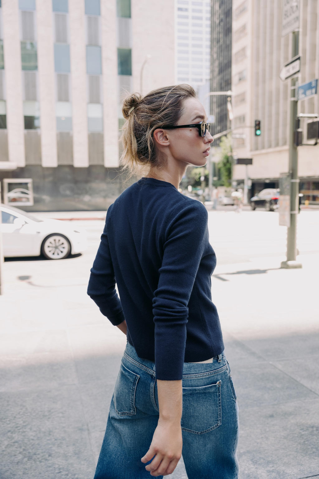 BASIC KNIT CARDIGAN WITH BUTTONS - Zara фото 5