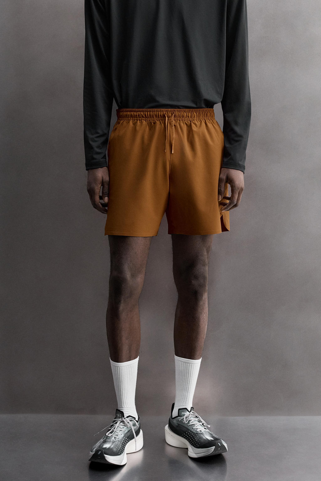 PANTALONES CORTOS B?SICOS ENTRENAMIENTO / Ocre - Zara фото 10
