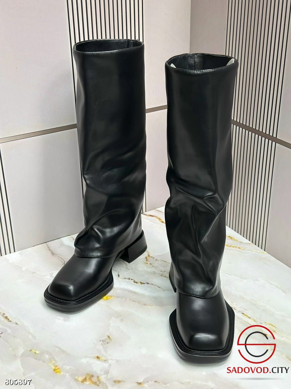 женские высокие сапоги осенние - Bruno фото 4