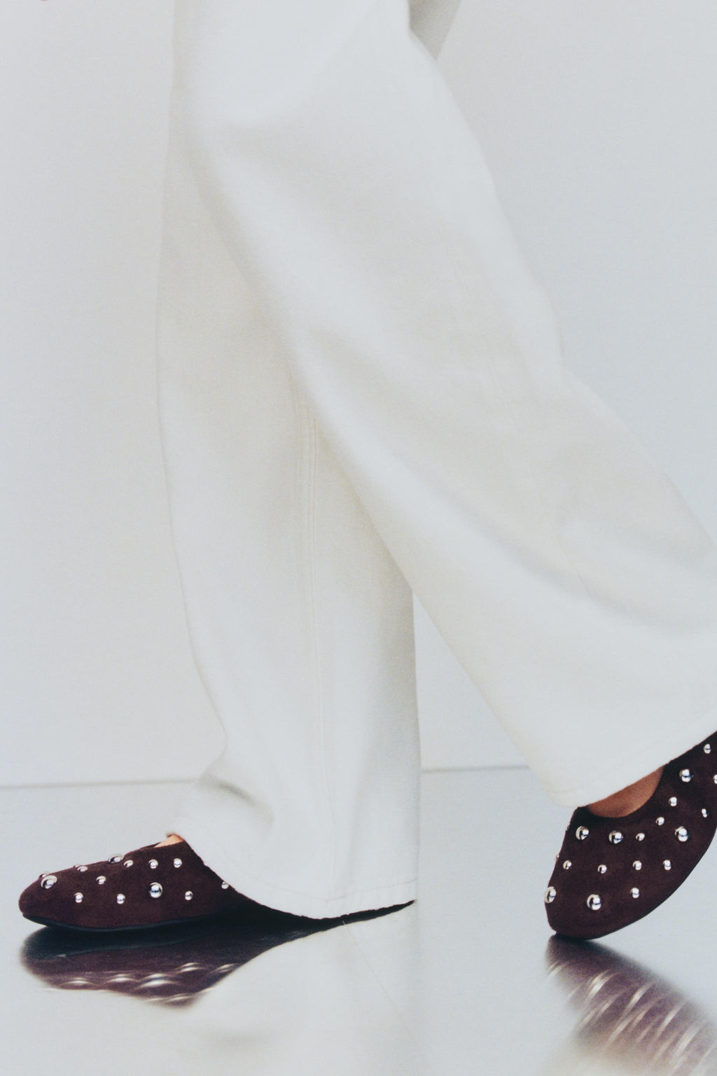 STUDDED BALLERINA - Zara фото 2