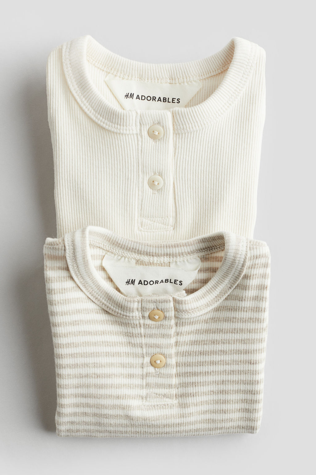 Pack de 2 bodies con cuello panadero - H&m фото 2