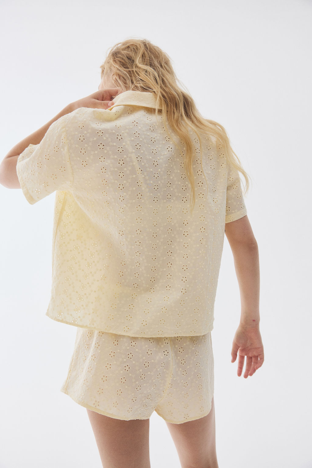 Pijama con bordado ingl?s - H&m фото 9