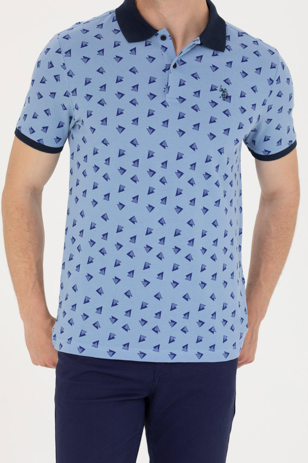 Erkek Lacivert Polo Yaka Ti__rt