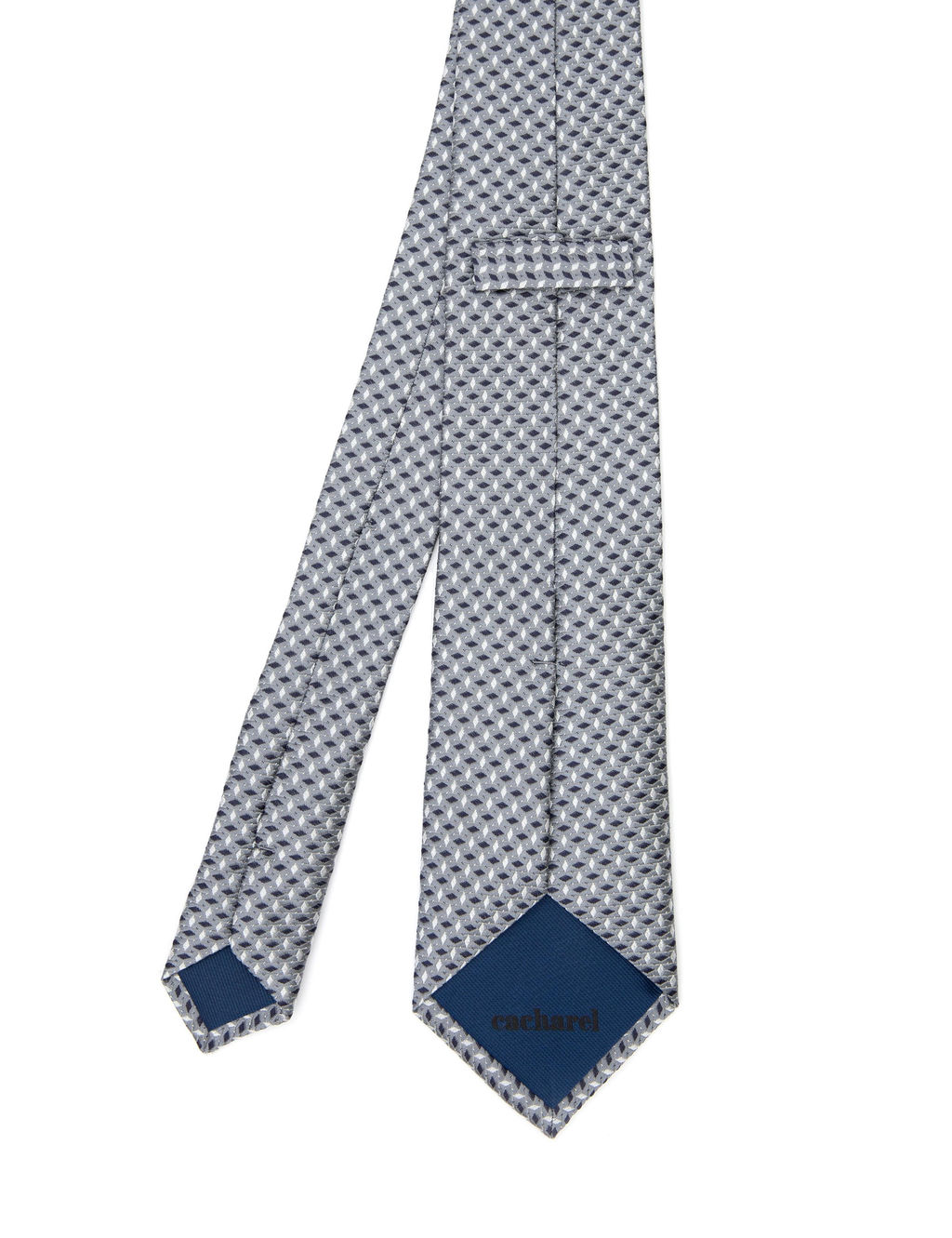 Серый шелковый галстук - Cacharel фото 5