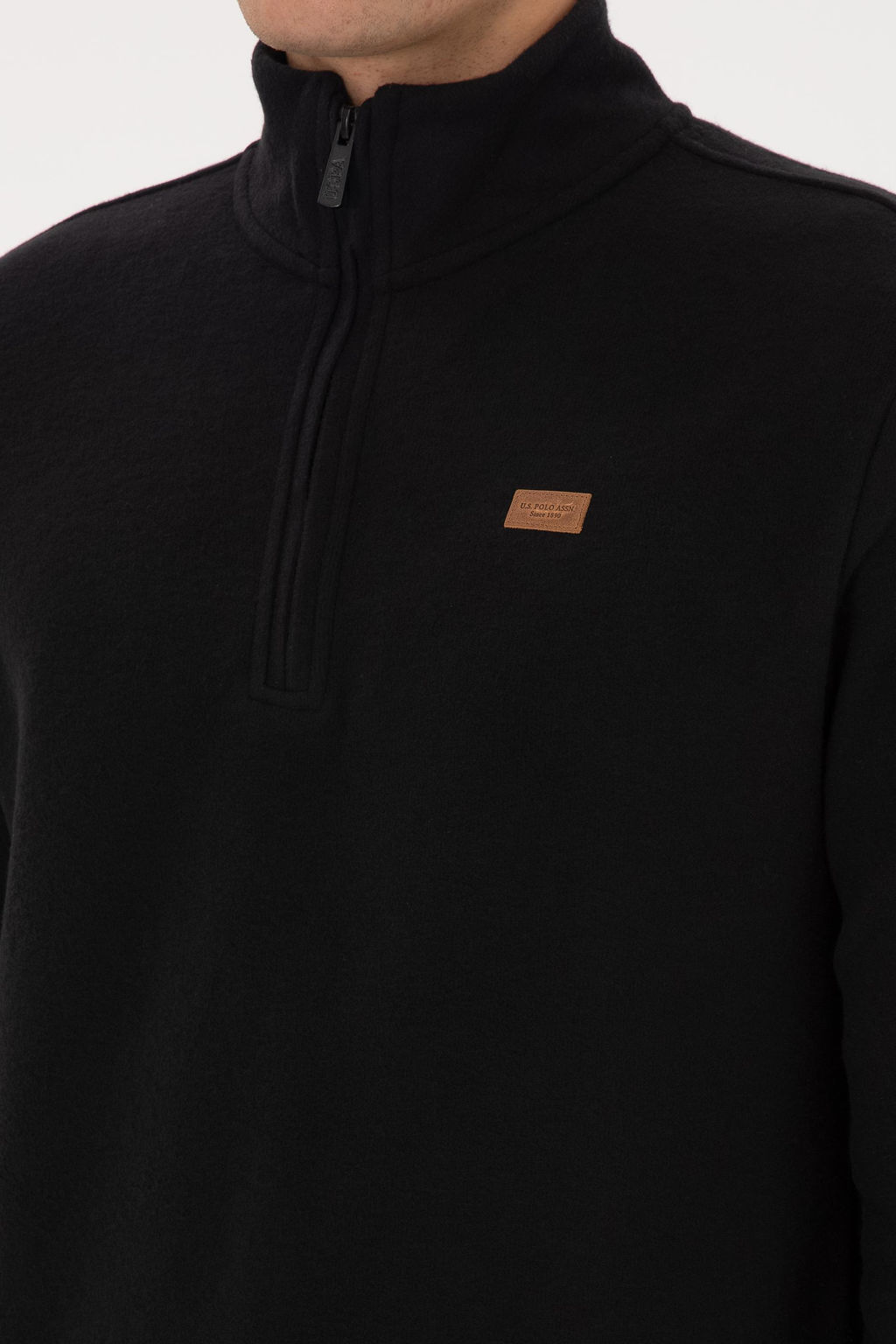 Erkek Siyah Basic Sweatshirt - U.s. polo assn фото 7