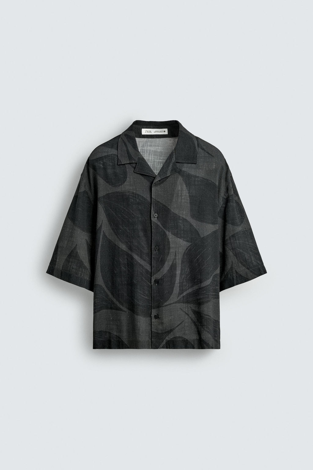 VISCOSE/LINEN SHIRT - Zara фото 7