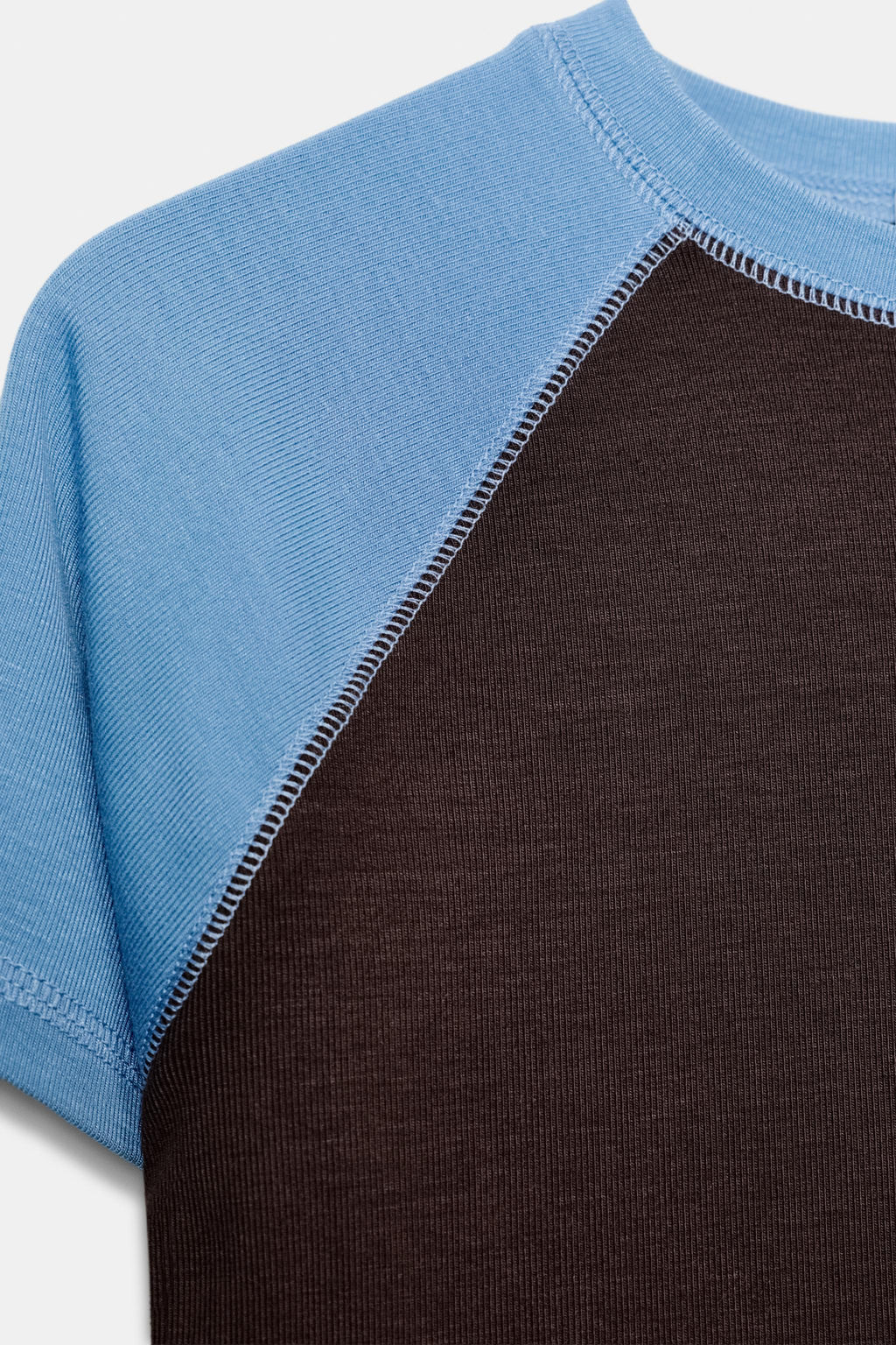 SHORT SLEEVE RAGLAN T-SHIRT - Zara фото 3