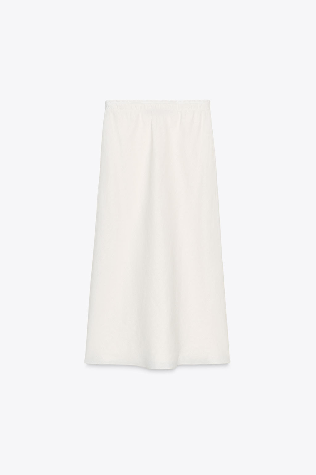 ZW COLLECTION 100% LINEN MIDI SKIRT - Zara фото 5