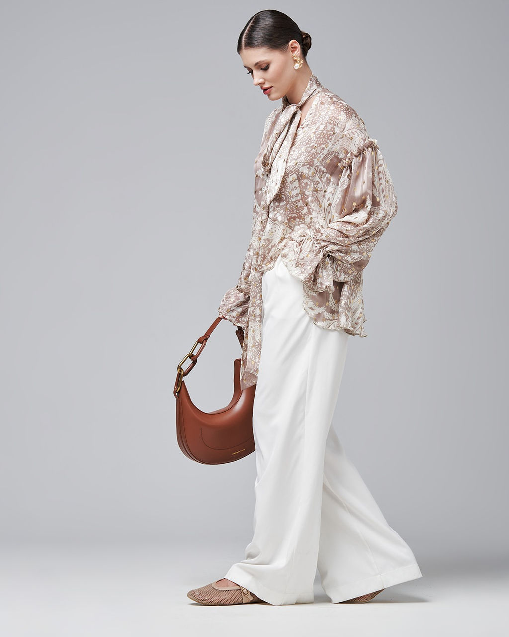 в стиле БОХО блузка из шифона - Sahar art lab фото 12