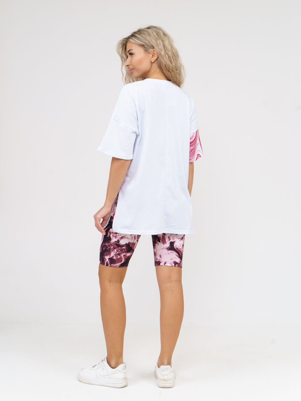 910 Костюм "белый/бордо"