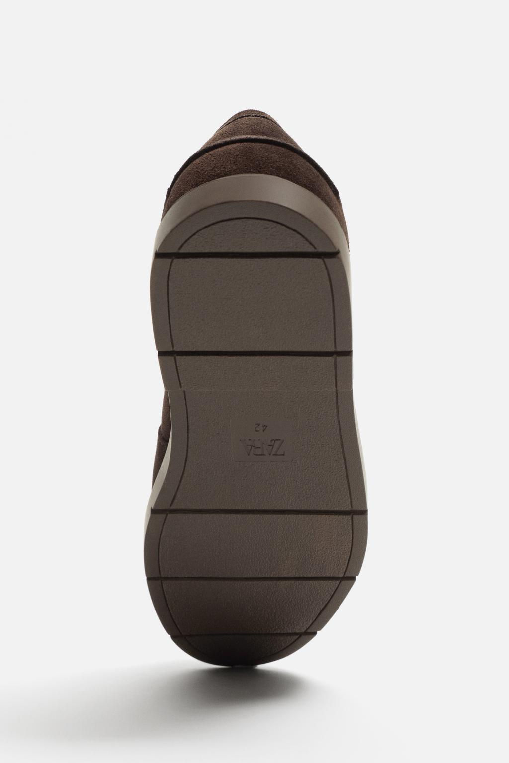 CASUAL LEATHER LOAFERS - Zara фото 8