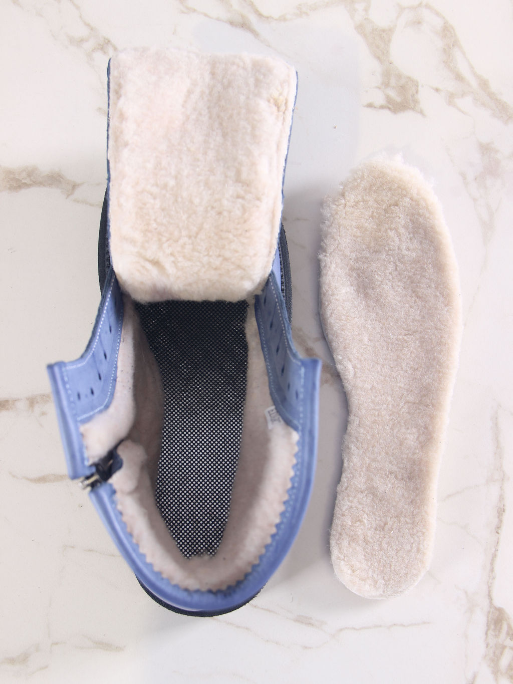 Ботинки 319.taskanabl.Вакса джинс/мех