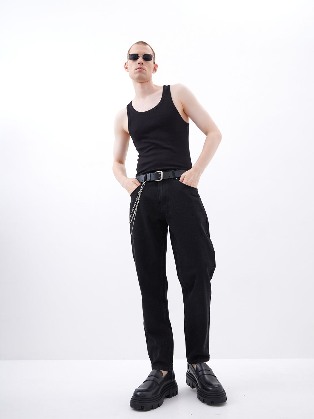 Мужские джинсы TAPER-SLIM - Mossmore фото 18