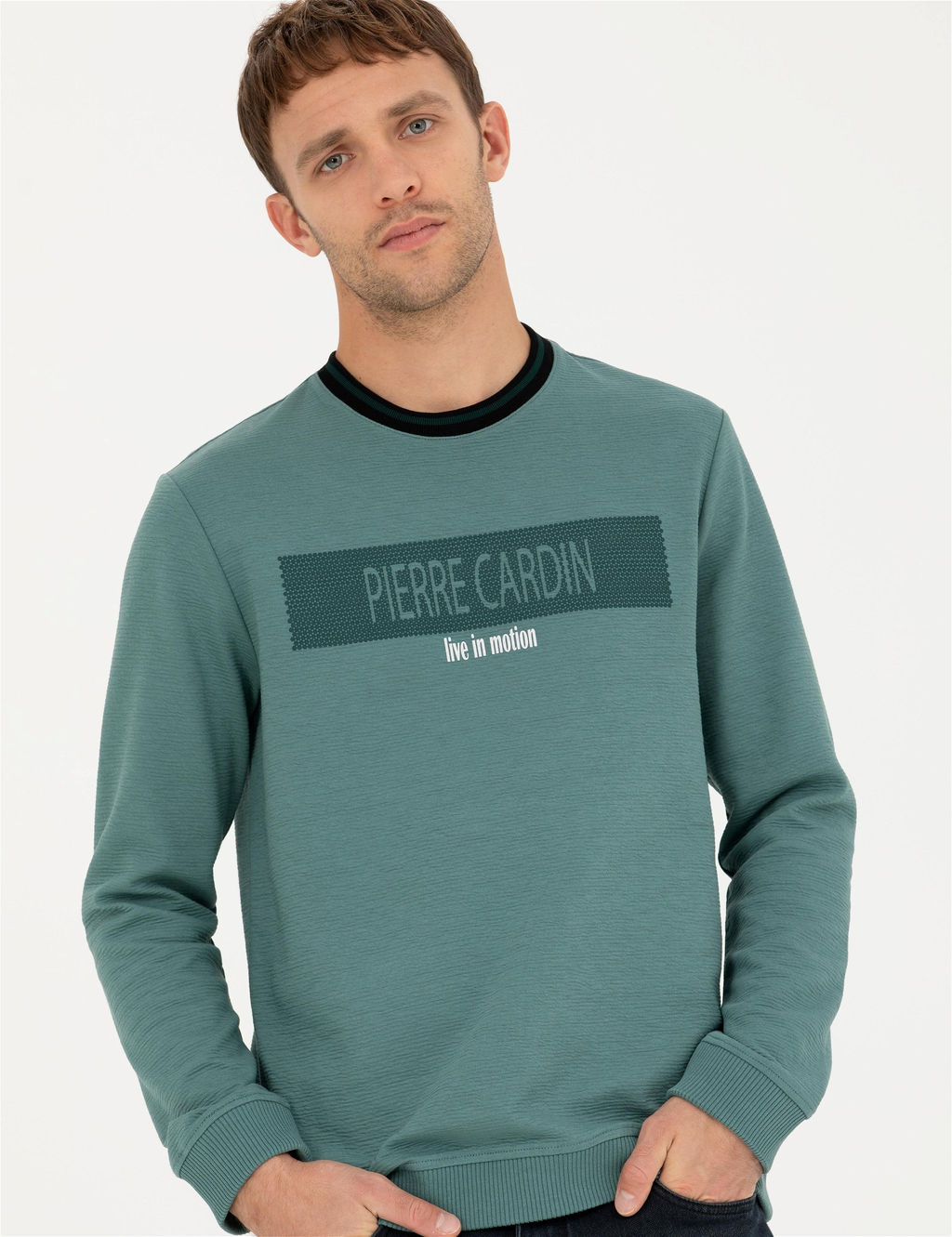 Ye_il Regular Fit Bisiklet Yaka Sweatshirt