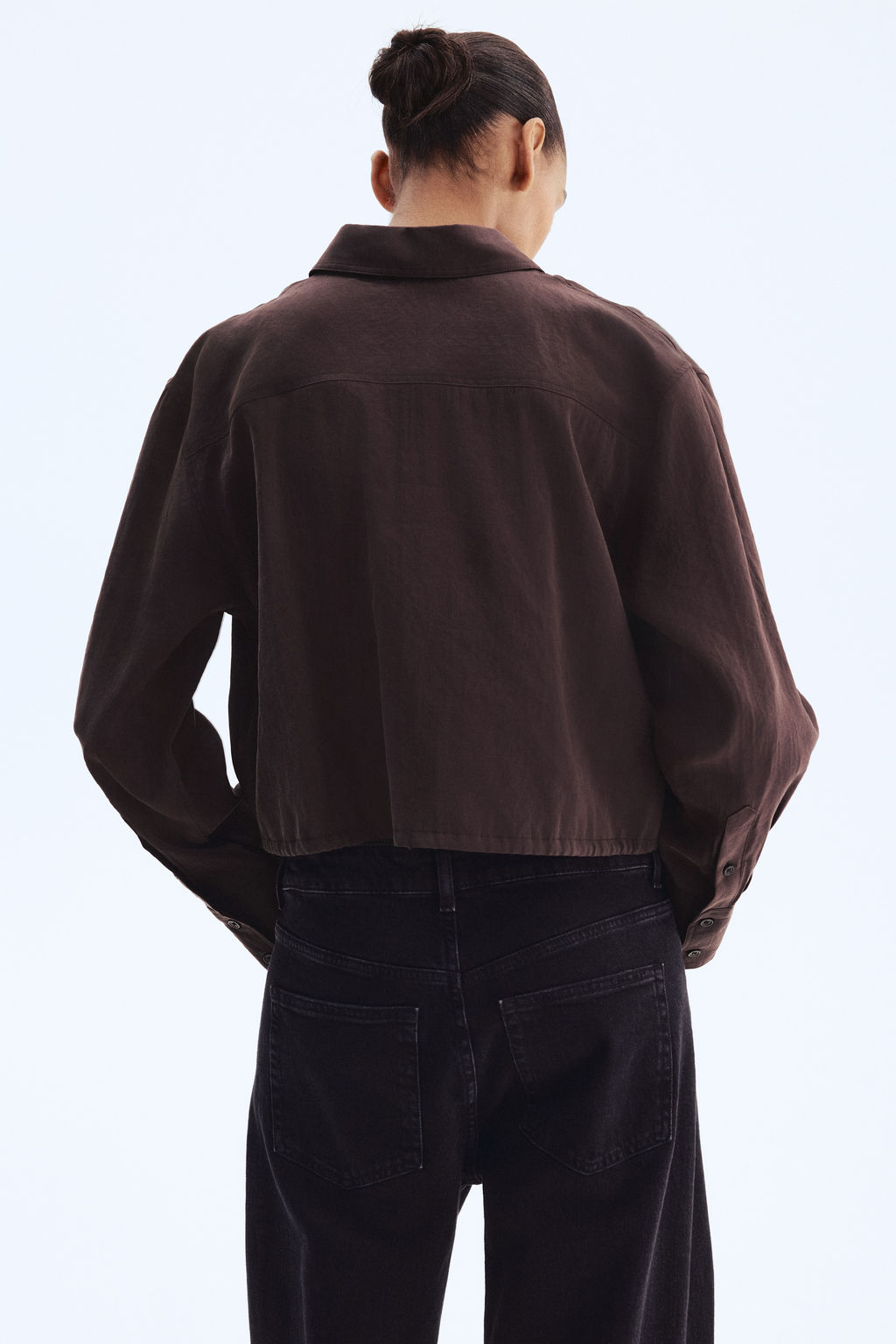 Camisa con cord?n de ajuste - H&m фото 7