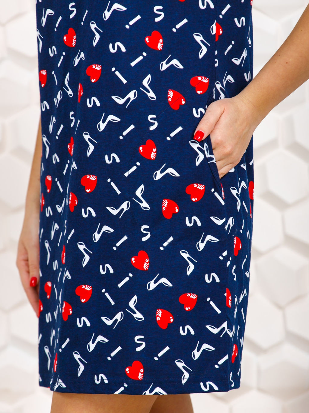 532 Туника "Сердечки"