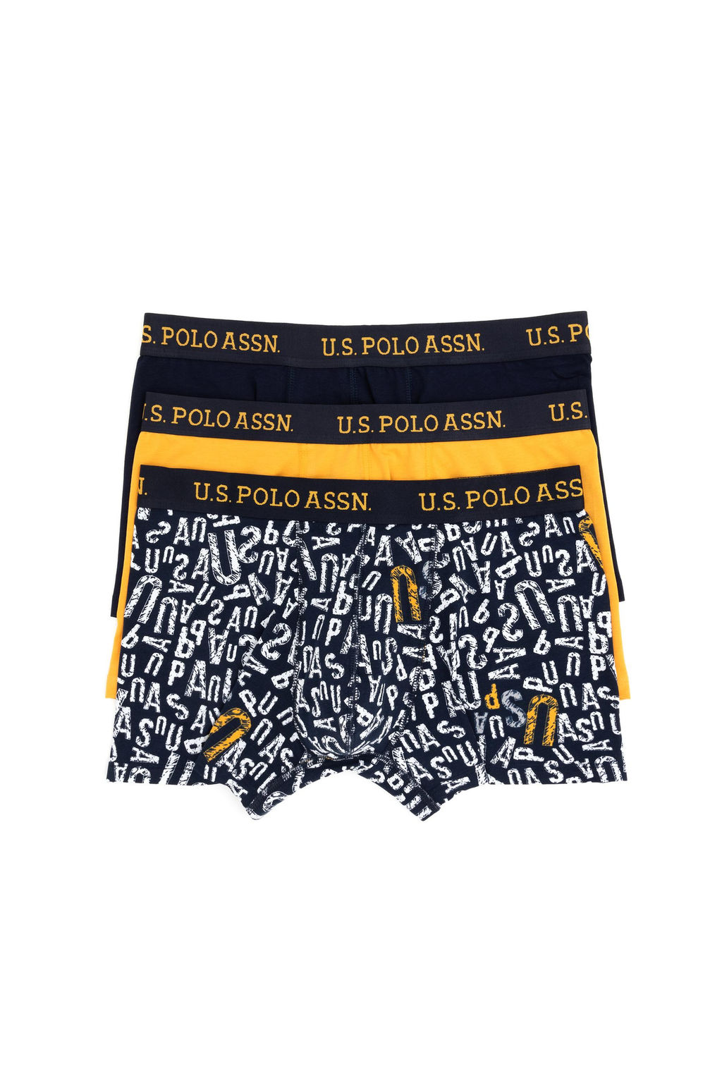 Мужское нижнее белье желтого цвета - U.s. polo assn фото 2