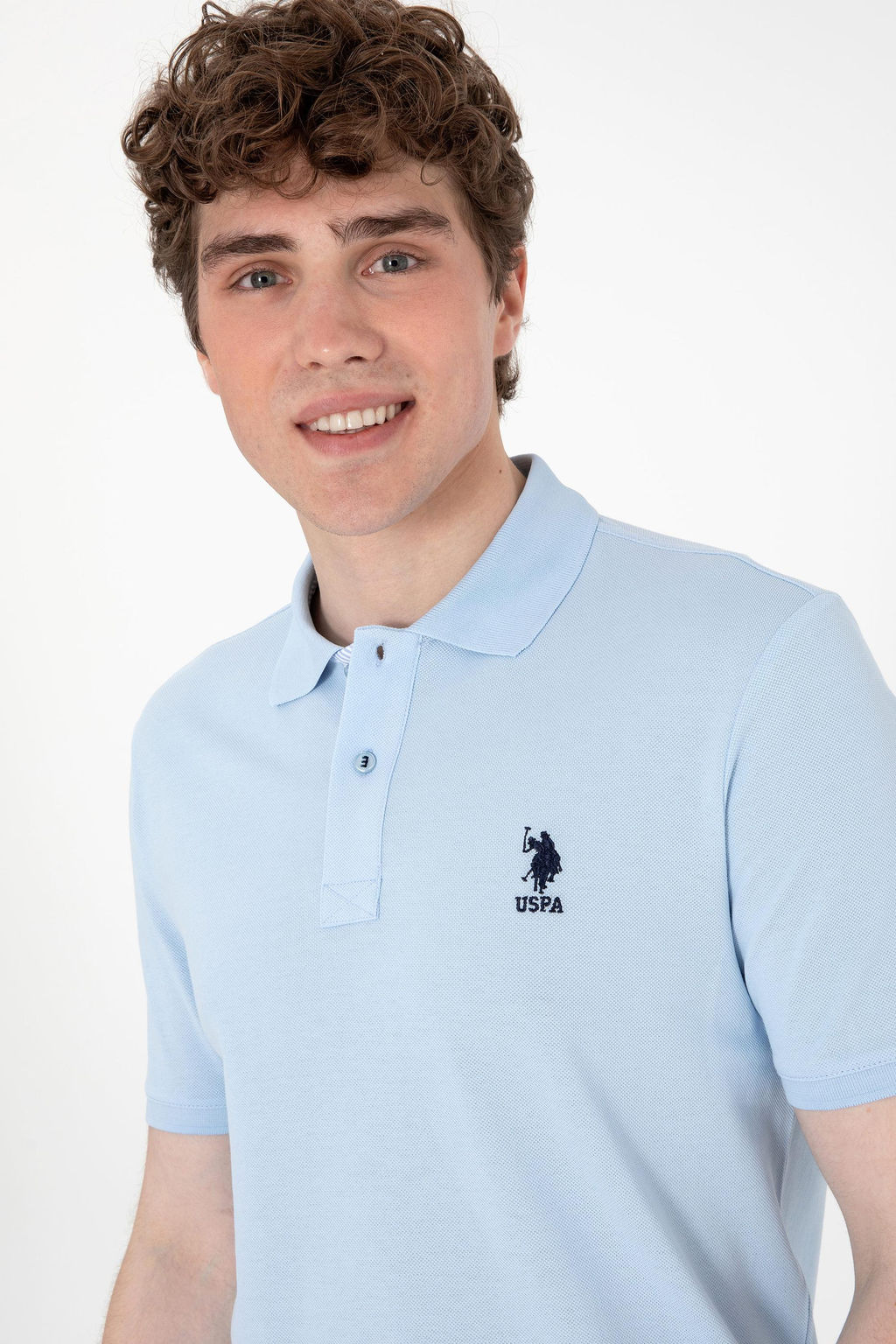 Erkek A__k Mavi Basic Ti__rt Sepette S_rpriz _ndirim - U.s. polo assn фото 2