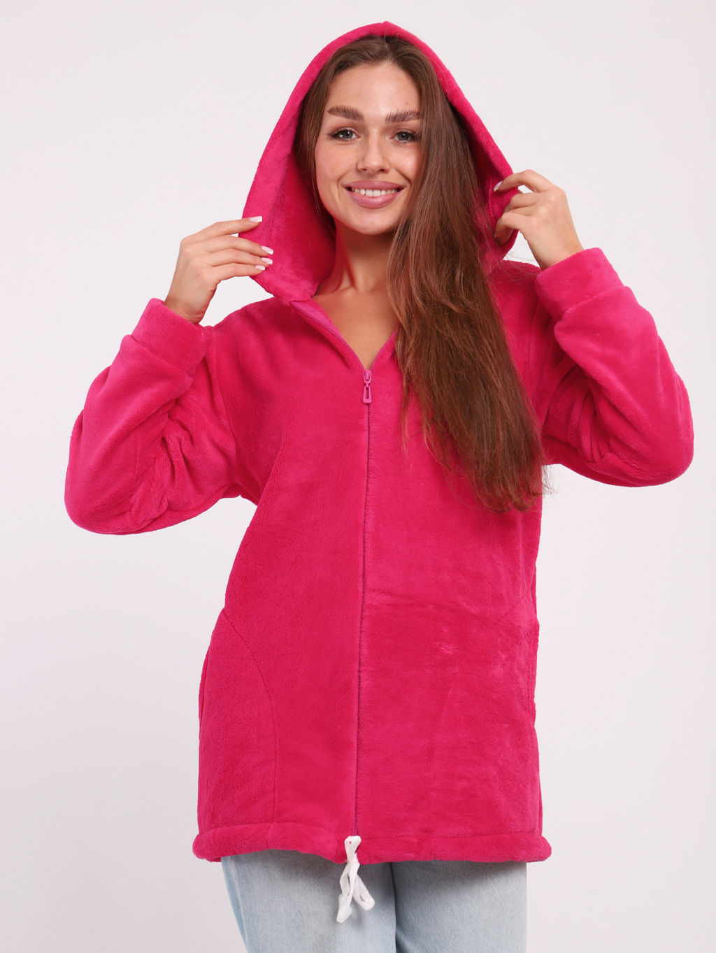 Толстовка женская 6-204 из велсофта - Новое кимоно фото 50