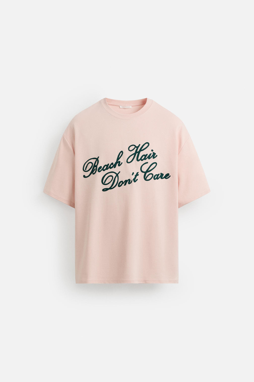 EMBROIDERED SLOGAN T-SHIRT - Zara фото 6