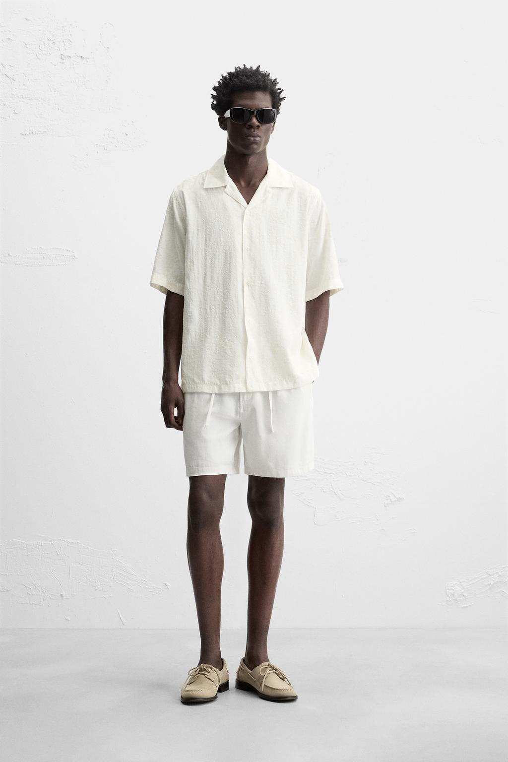 BERMUDA SHORTS LINEN BLEND - Zara фото 10