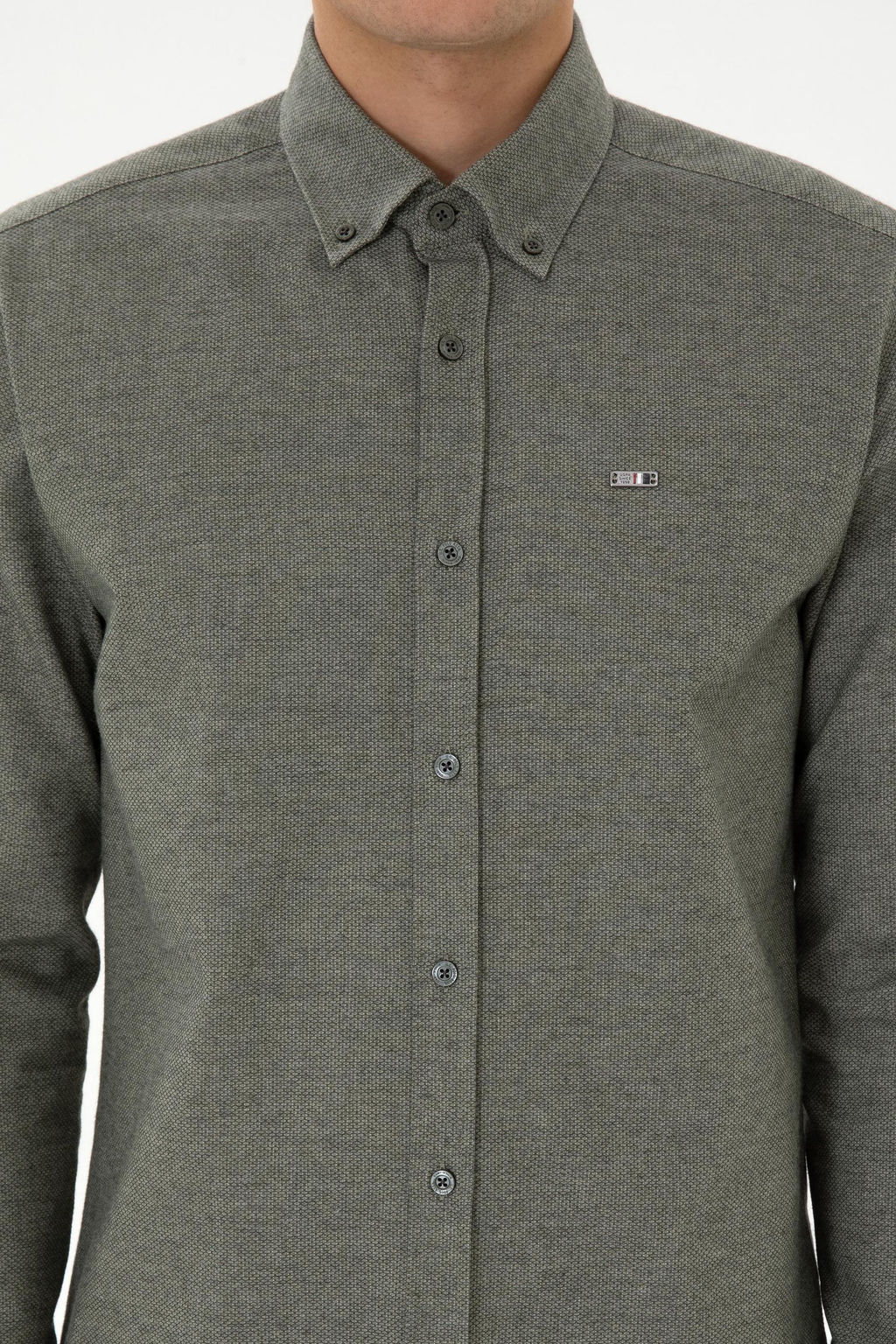 Erkek Haki Uzun Kollu G_mlek - U.s. polo assn фото 6