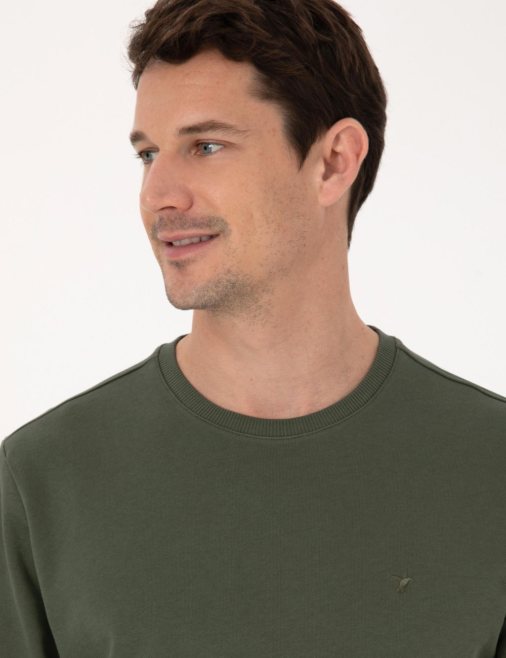 Haki Regular Fit Sweatshirt