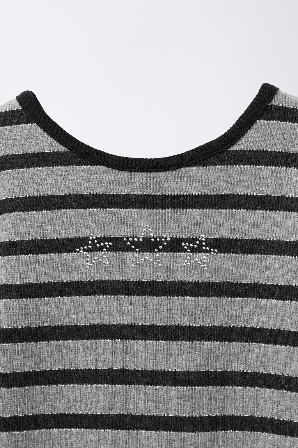 SHINY STRIPED RIBBED DRESS - Zara фото 3