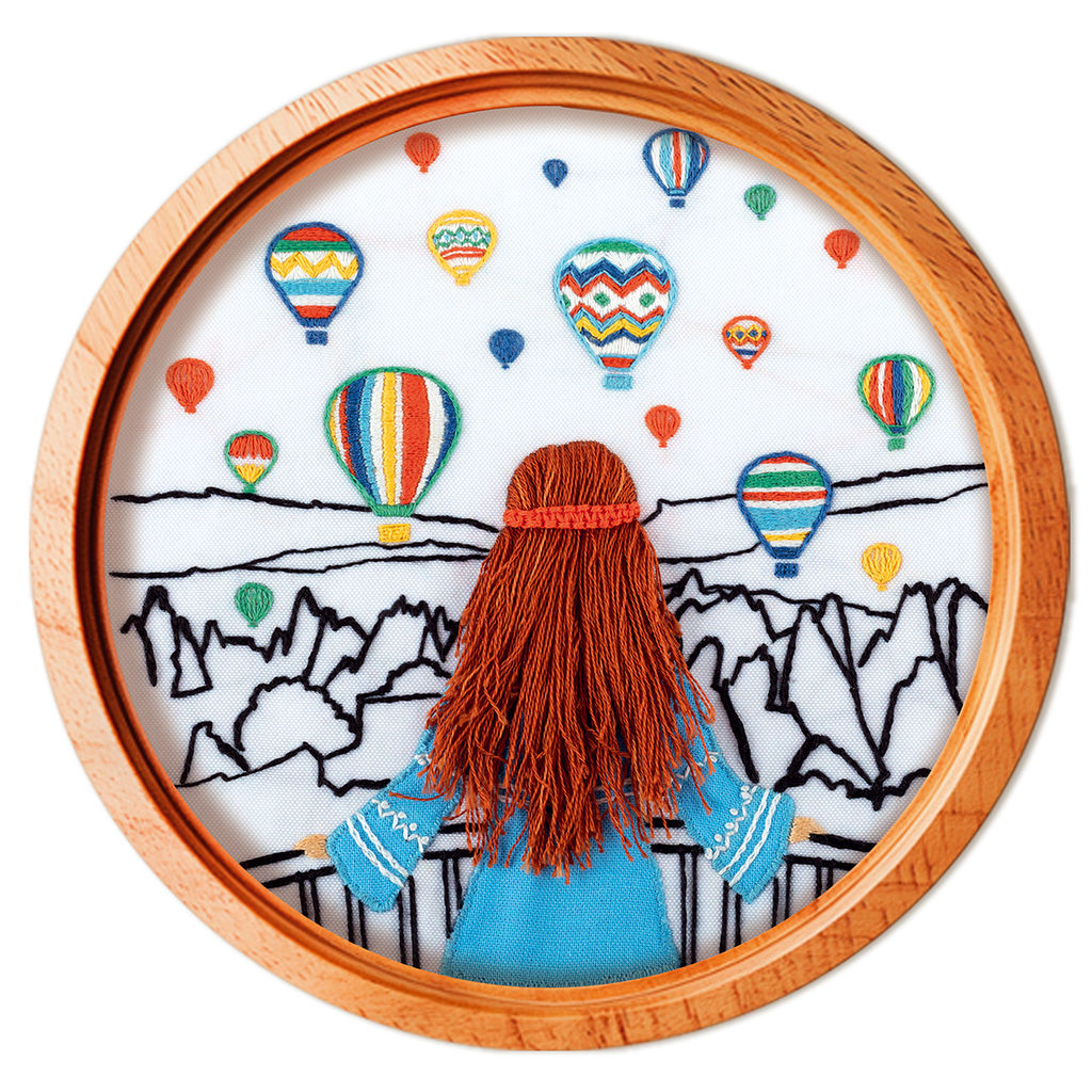 Набор для вышивания PANNA Живая картина JK-2348 Увидеть Каппадокию 15.5 х 15.5 см