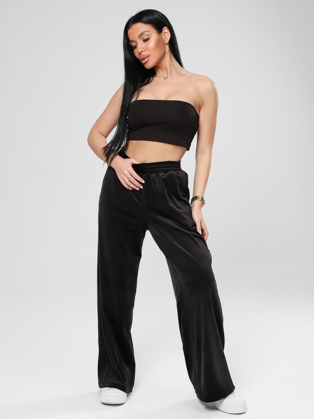 IV-CAPRIZ Марлена - брюки из велюра с лайкрой  фото 36