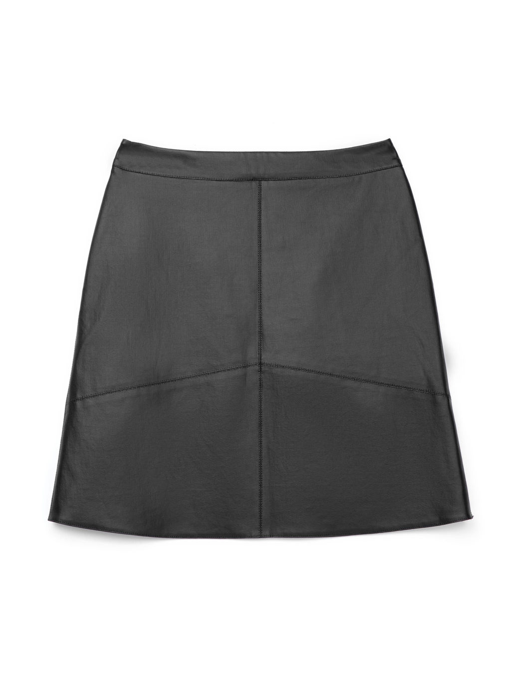 CONTE Юбка А-силуэта с напылением "под кожу" ALLURE black black