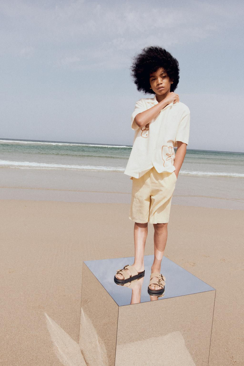 KONTRAST UST DIKISLI BERMUDA SORT - Zara фото 7