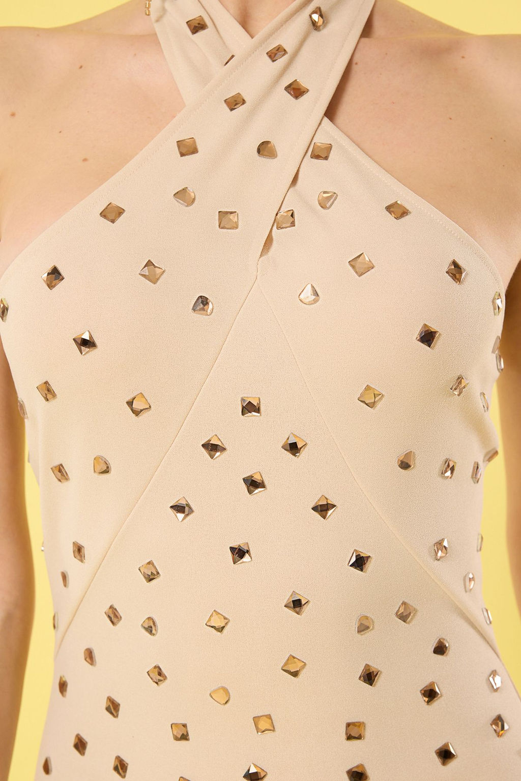 TRENDYOLMILLA Tas Tas Bask? Orme Uzun S?k Abiye & Mezuniyet Elbise TPRSS25AE00105  фото 3