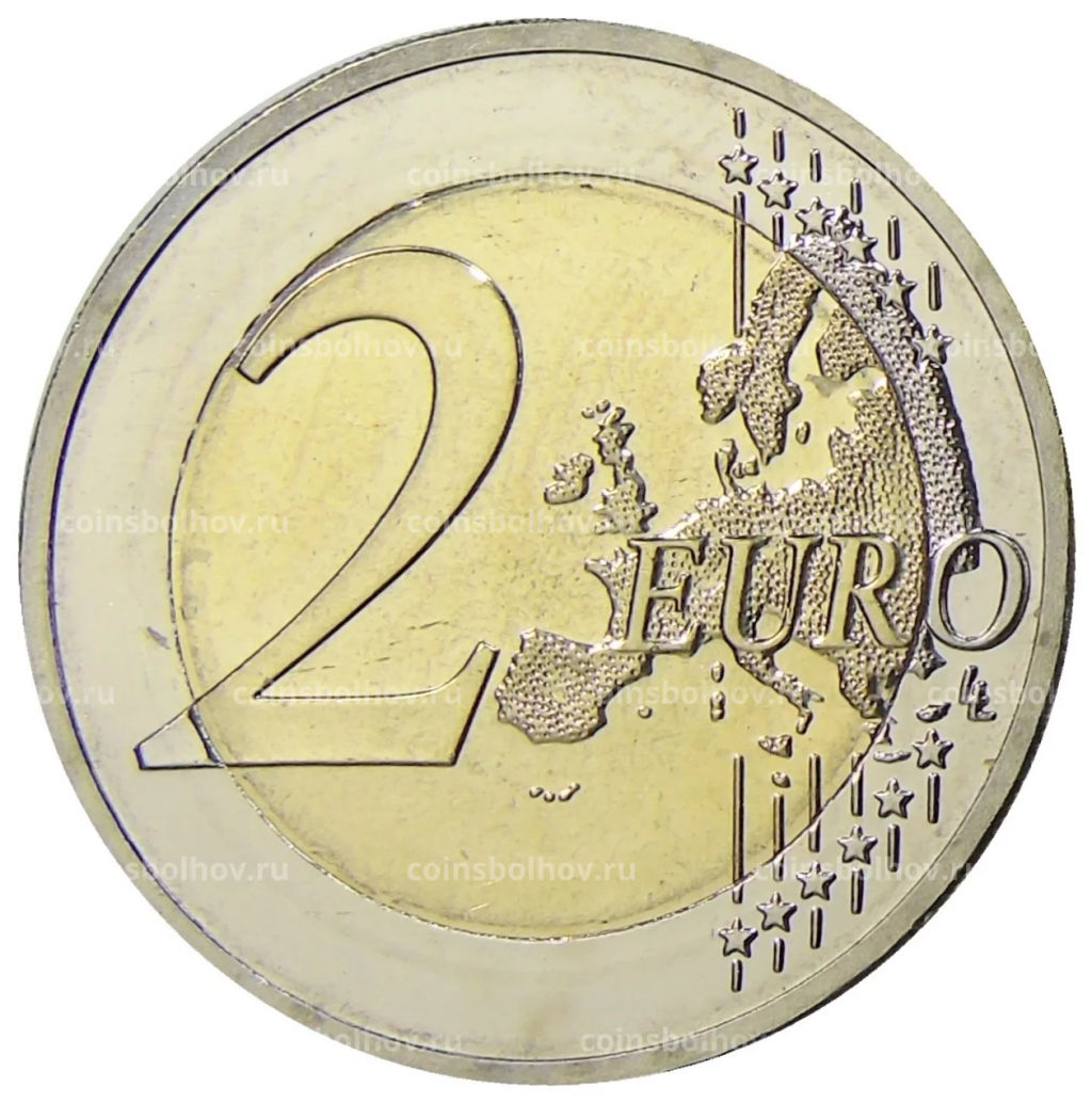 2 евро 2012 года G Германия  10 лет евро наличными