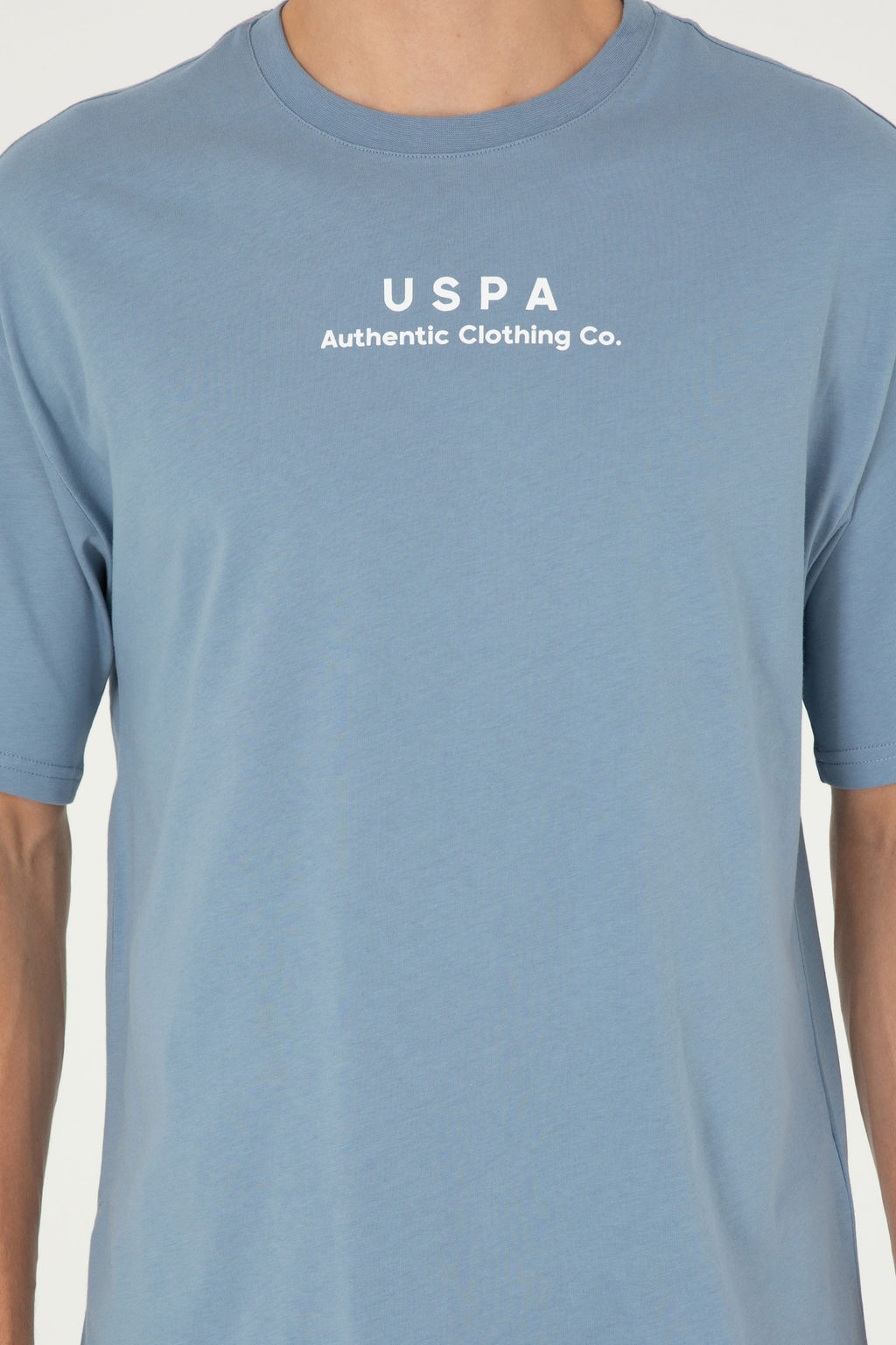 Футболка мужская U.S. Polo Assn цвета индиго хлопок  фото 12