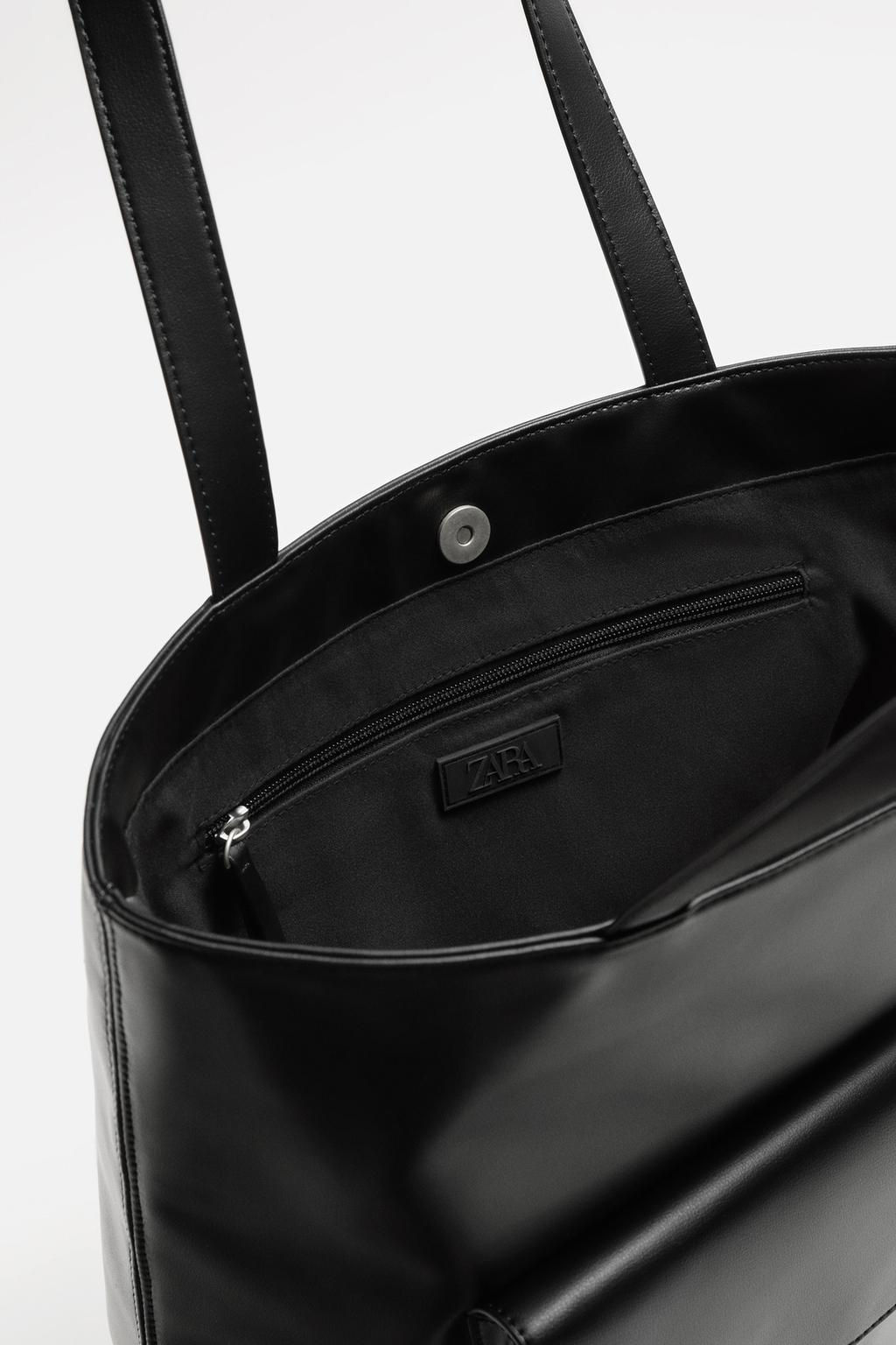 SHOPPER BAG WITH POCKET - Zara фото 7