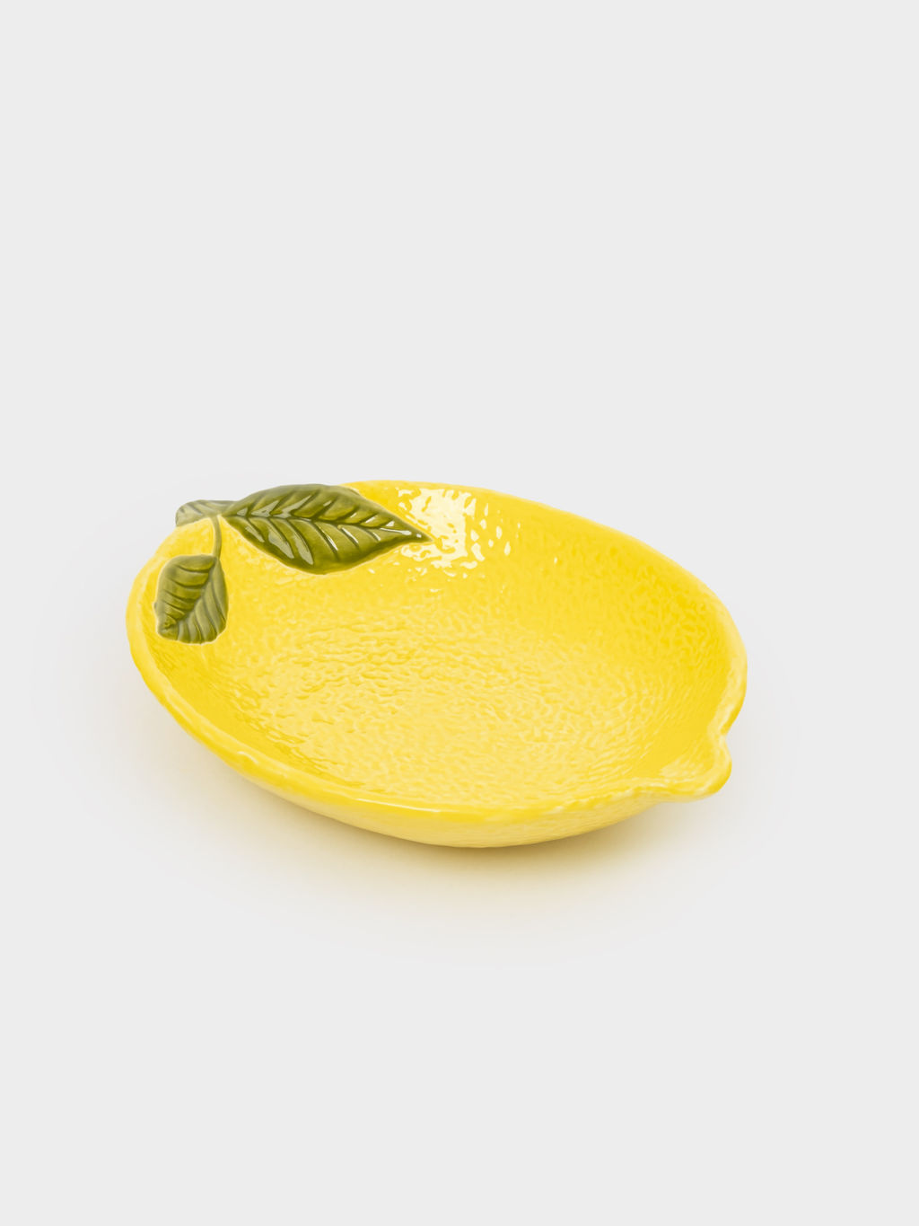 Салатник, 22х16х4 см, 480 мл, фарфор P, желтый, Лимон, Lemon
