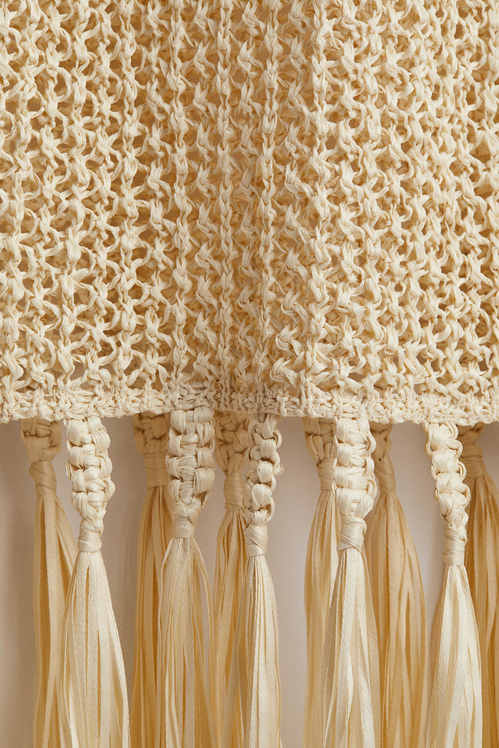 Vestido efecto crochet con flecos - H&m фото 2